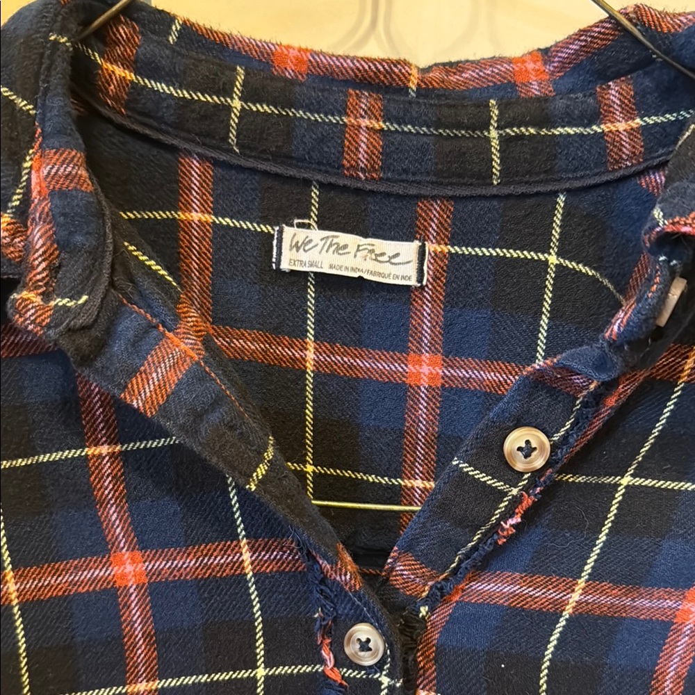 Free People We The Free happy hour plaid top - Picture 4 of 5